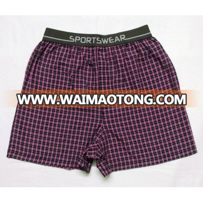 MENS woven Boxer shorts Plaid